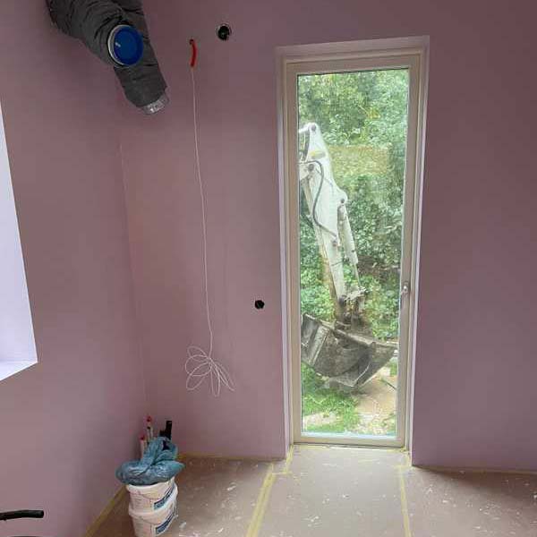 Nyproduktion, villa på Brännö. Härligt färgsättning!