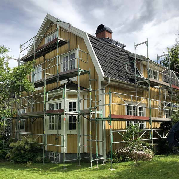 Utvändigt måleri i Olofstorp